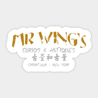 mr wings Sticker